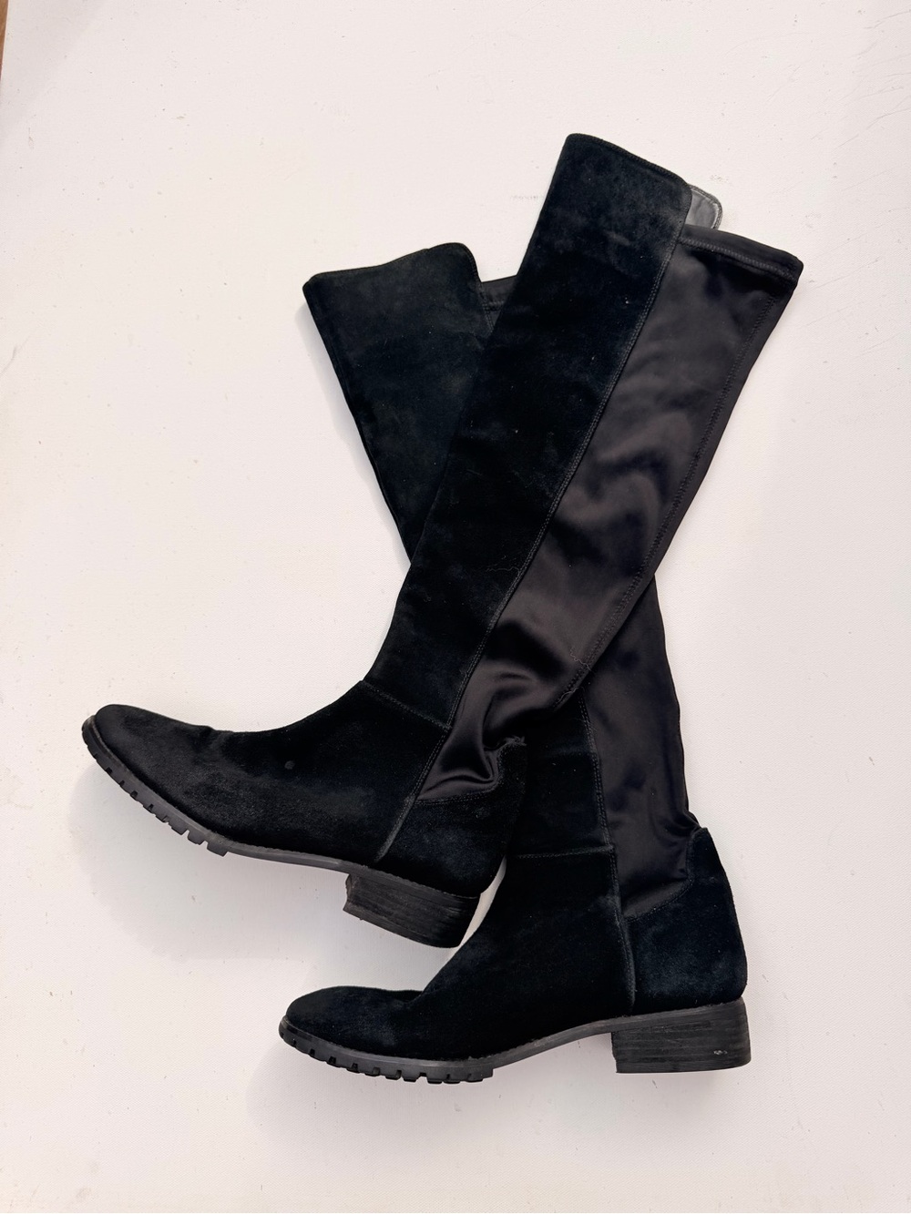 Blondo waterproof black suede knee high boot